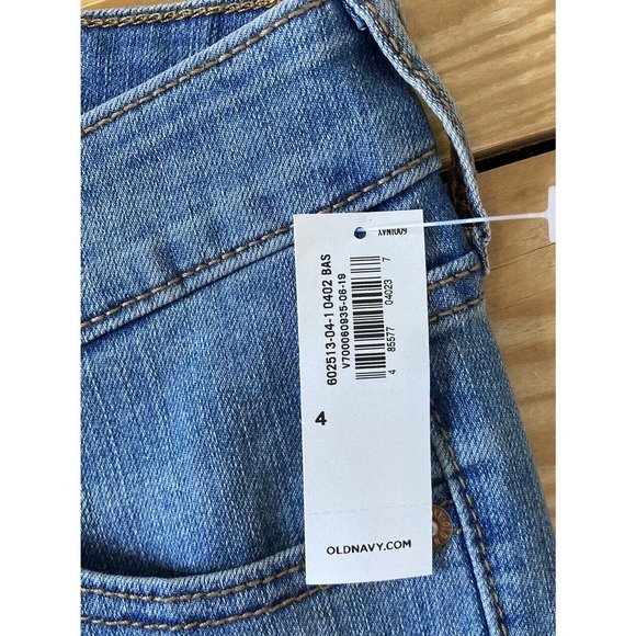NWT Old Navy Super Skinny Jeans Size 4 Women’s Blue - Picture 3 of 9